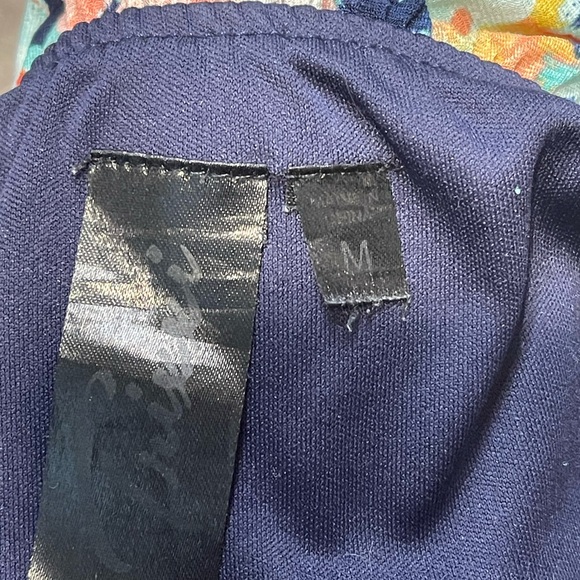 Trixxi Strapless flower long dress Size Medium - Picture 4 of 4